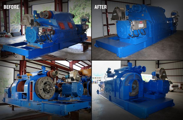 Master Rig International - before & after-drawworks